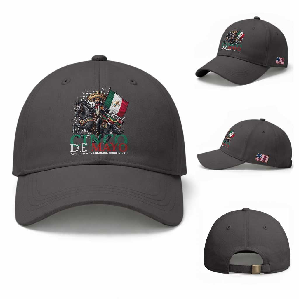 Cinco De Mayo Battle Of Puebla Baseball Cap Historical Mexican Heritage