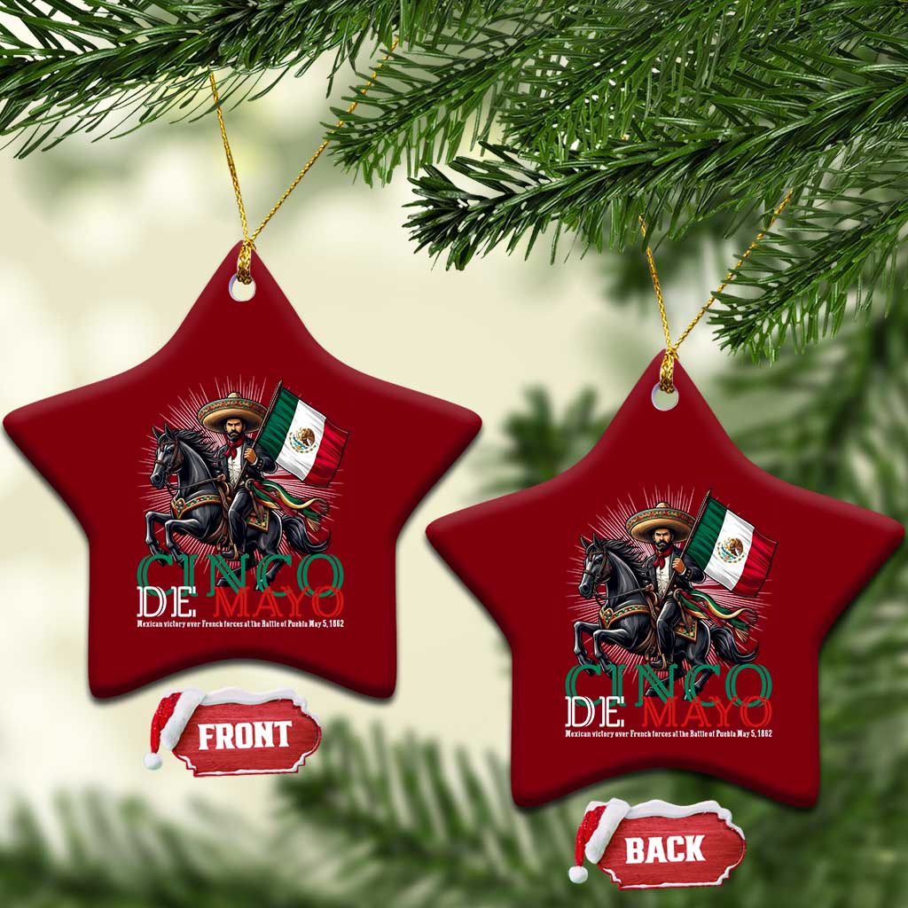 Cinco De Mayo Battle Of Puebla Ceramic Ornament Historical Mexican Heritage