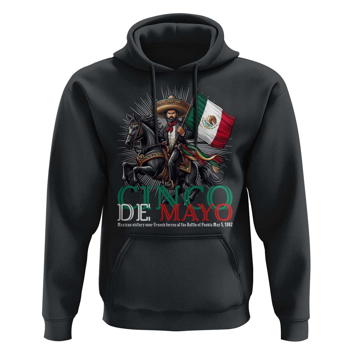 Cinco De Mayo Battle Of Puebla Hoodie Historical Mexican Heritage