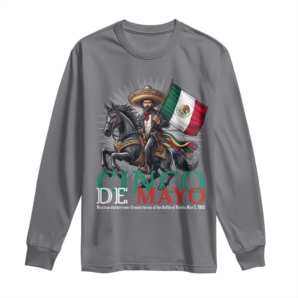 Cinco De Mayo Battle Of Puebla Long Sleeve Shirt Historical Mexican Heritage
