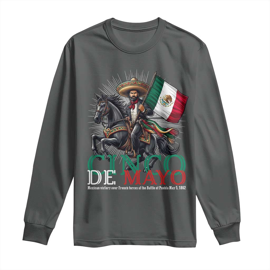 Cinco De Mayo Battle Of Puebla Long Sleeve Shirt Historical Mexican Heritage