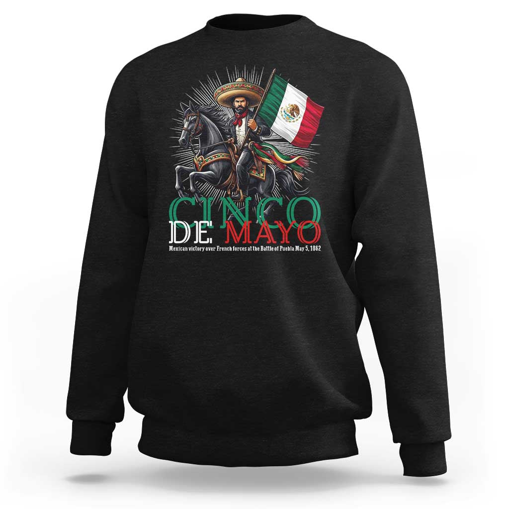 Cinco De Mayo Battle Of Puebla Sweatshirt Historical Mexican Heritage