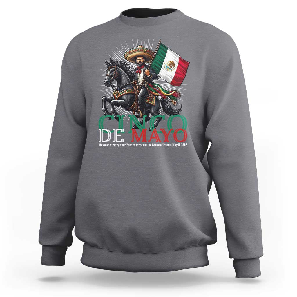 Cinco De Mayo Battle Of Puebla Sweatshirt Historical Mexican Heritage
