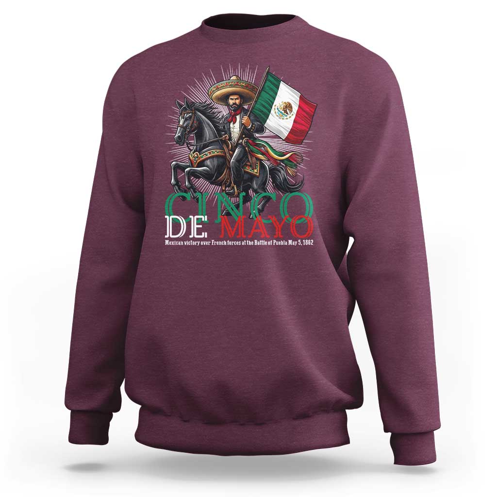 Cinco De Mayo Battle Of Puebla Sweatshirt Historical Mexican Heritage