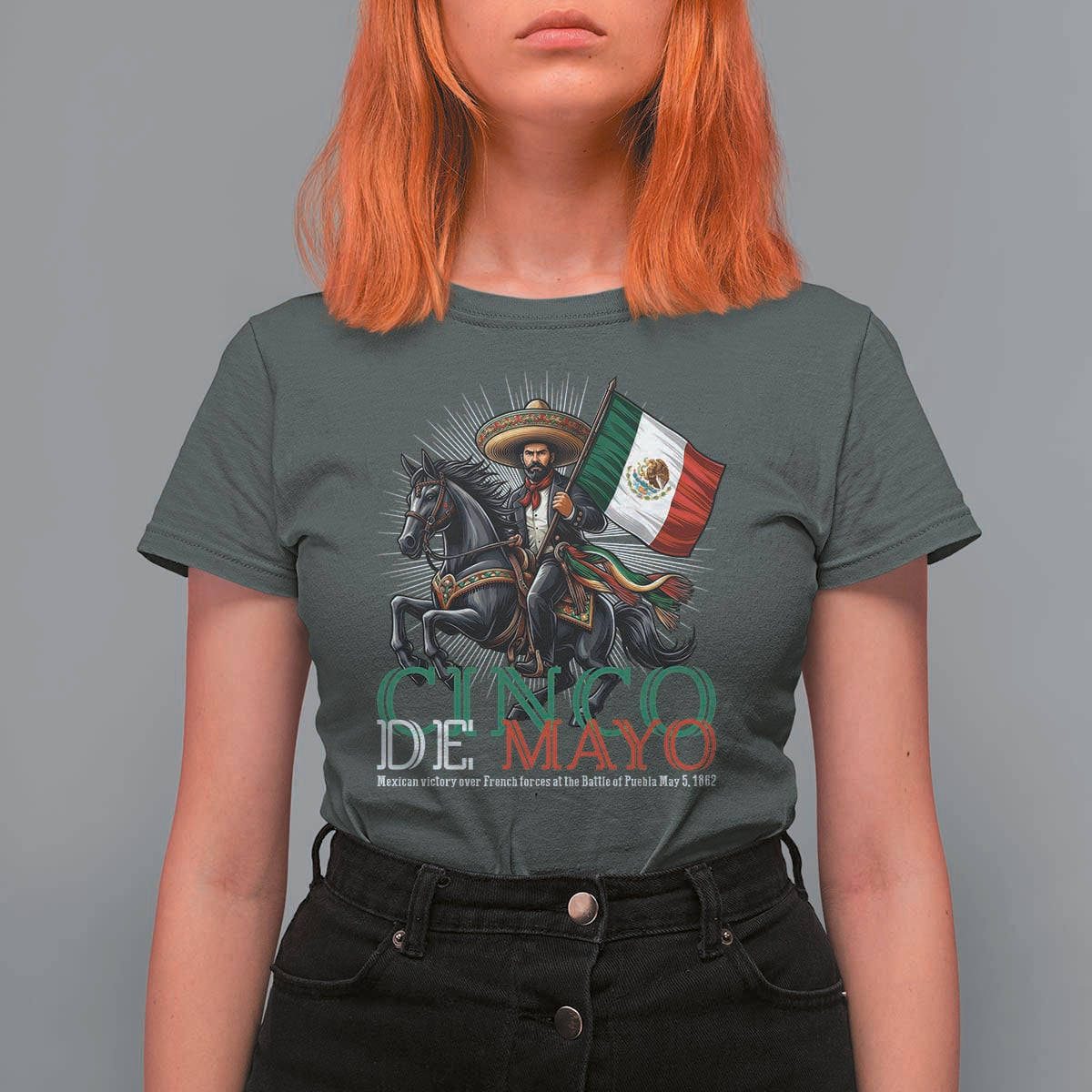 Cinco De Mayo Battle Of Puebla T Shirt For Women Historical Mexican Heritage