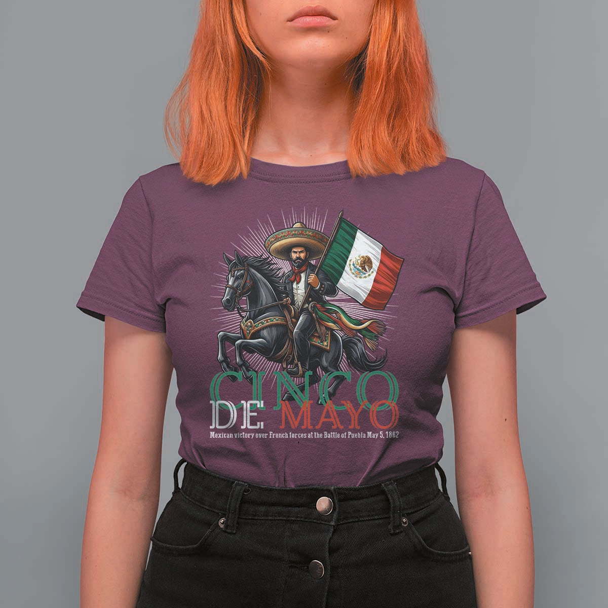 Cinco De Mayo Battle Of Puebla T Shirt For Women Historical Mexican Heritage