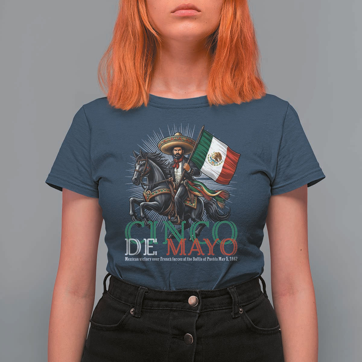Cinco De Mayo Battle Of Puebla T Shirt For Women Historical Mexican Heritage