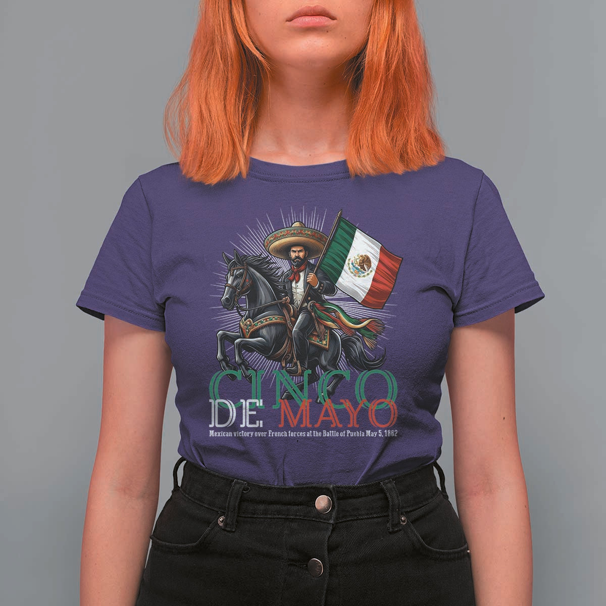 Cinco De Mayo Battle Of Puebla T Shirt For Women Historical Mexican Heritage