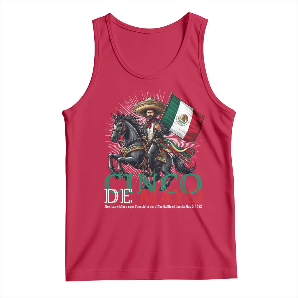 Cinco De Mayo Battle Of Puebla Tank Top Historical Mexican Heritage