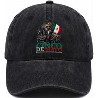 Cinco De Mayo Battle Of Puebla Washed Cotton Baseball Cap Historical Mexican Heritage