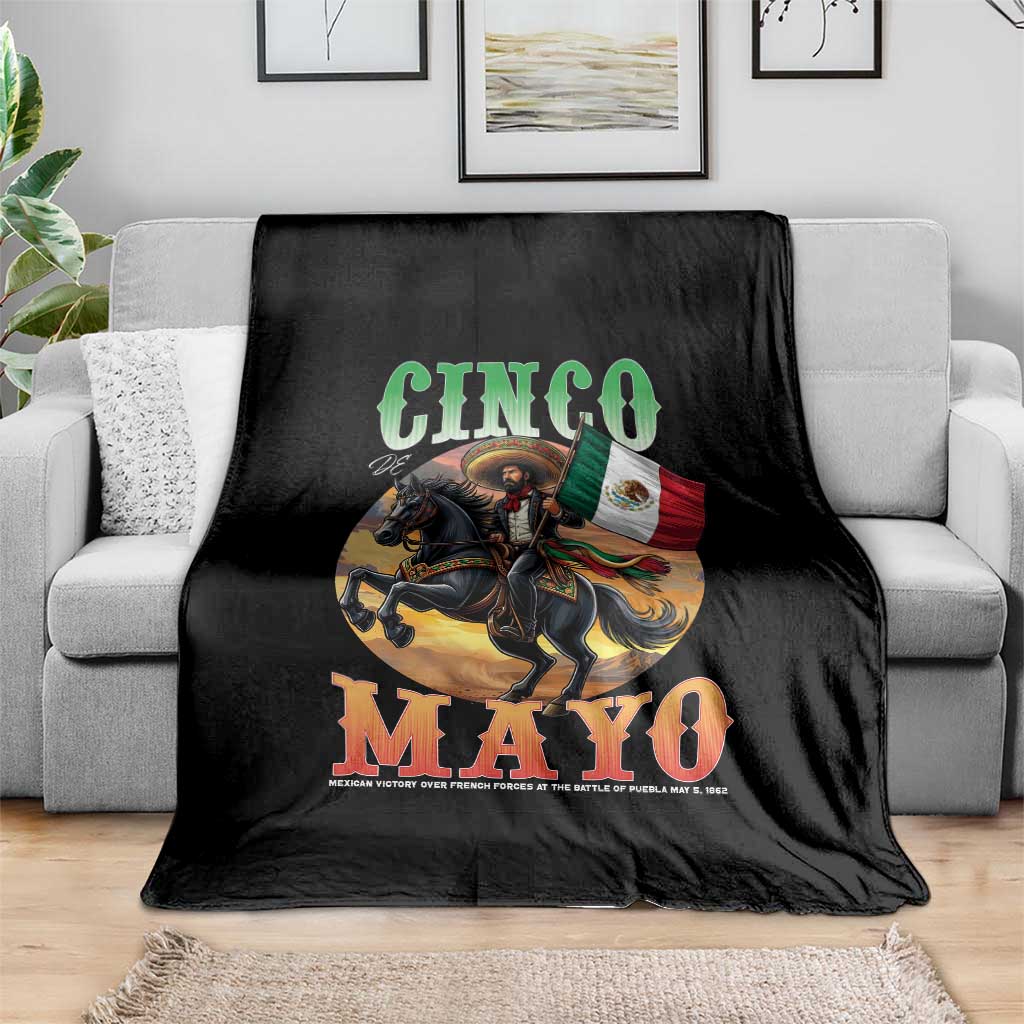 Cinco De Mayo Battle Of Puebla Throw Blanket Mexican Victory Heritage Pride