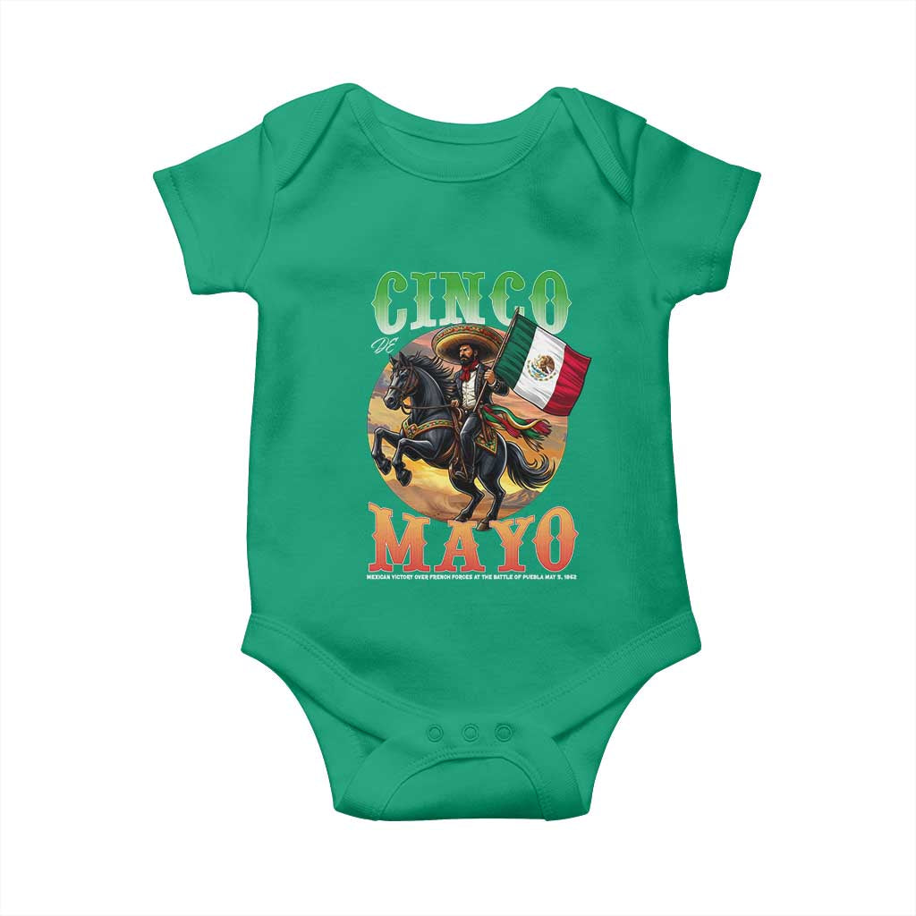 Cinco De Mayo Battle Of Puebla Baby Onesie Mexican Victory Heritage Pride