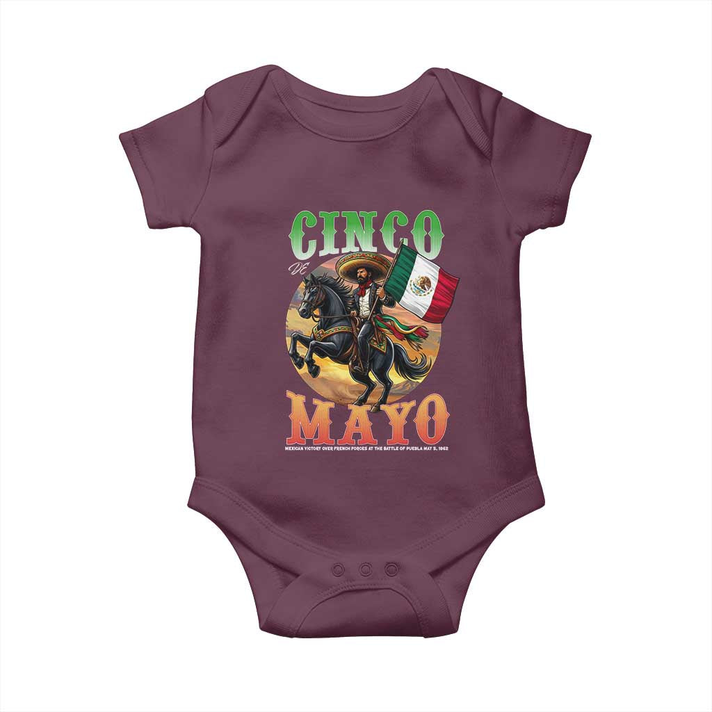 Cinco De Mayo Battle Of Puebla Baby Onesie Mexican Victory Heritage Pride