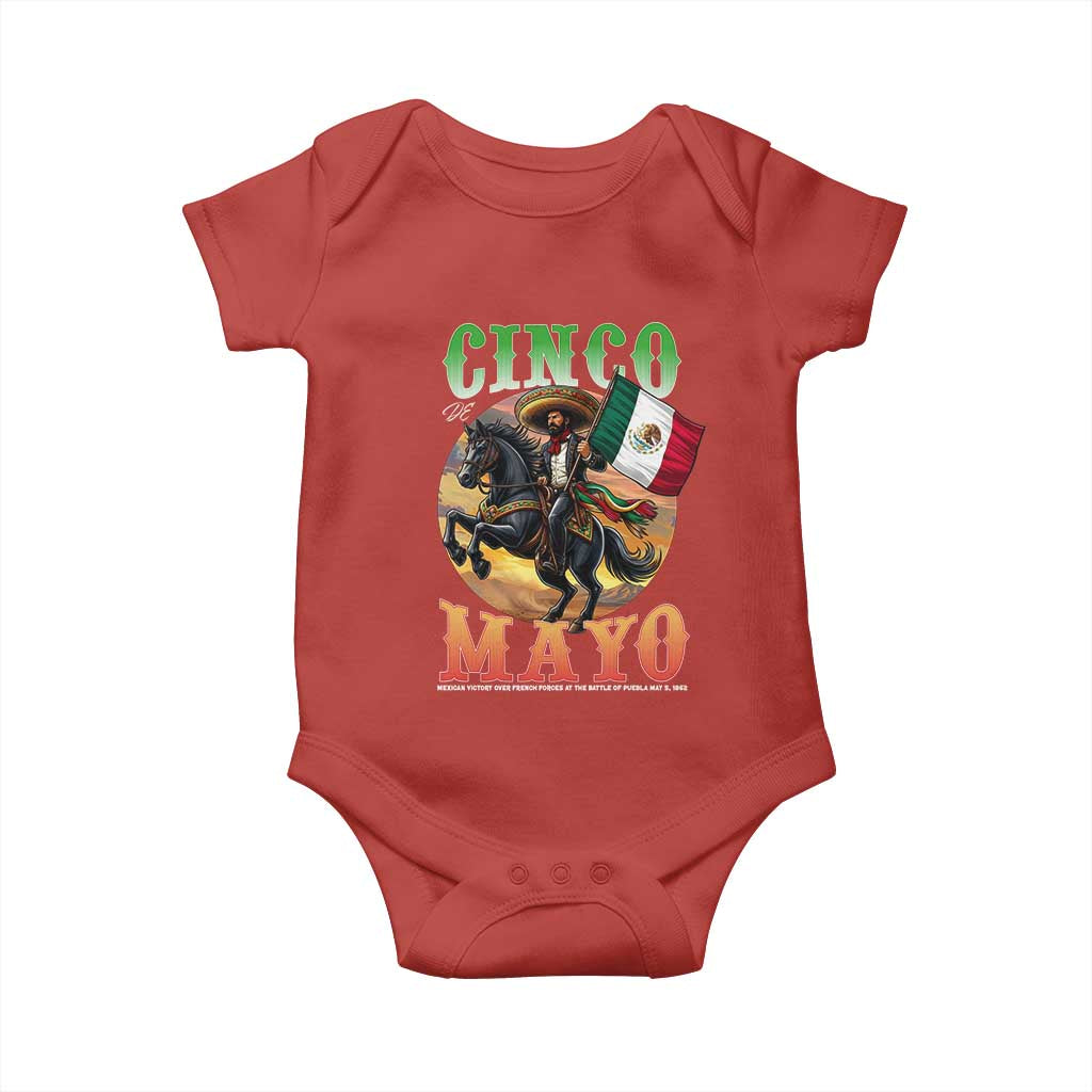 Cinco De Mayo Battle Of Puebla Baby Onesie Mexican Victory Heritage Pride