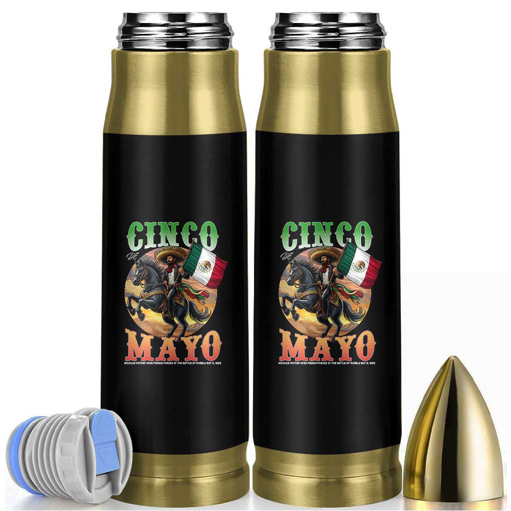 Cinco De Mayo Battle Of Puebla Bullet Tumbler Mexican Victory Heritage Pride