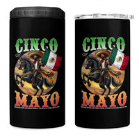 Cinco De Mayo Battle Of Puebla 4 in 1 Can Cooler Tumbler Mexican Victory Heritage Pride