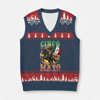 Cinco De Mayo Battle Of Puebla V-Neck Knit Sweater Vest Mexican Victory Heritage Pride