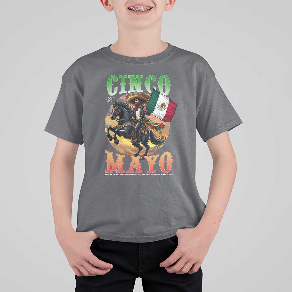 Cinco De Mayo Battle Of Puebla T Shirt For Kid Mexican Victory Heritage Pride