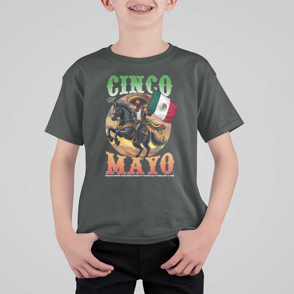 Cinco De Mayo Battle Of Puebla T Shirt For Kid Mexican Victory Heritage Pride