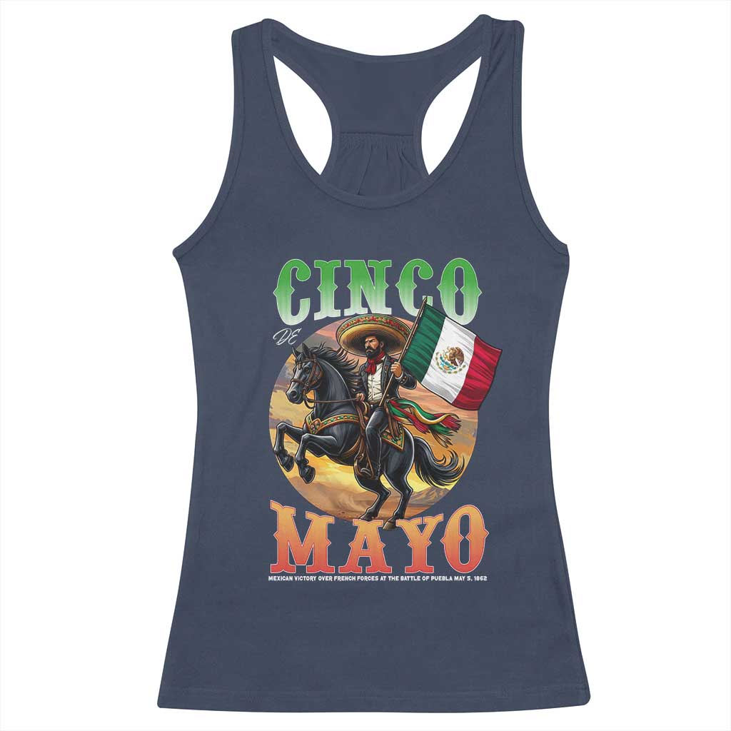 Cinco De Mayo Battle Of Puebla Racerback Tank Top Mexican Victory Heritage Pride