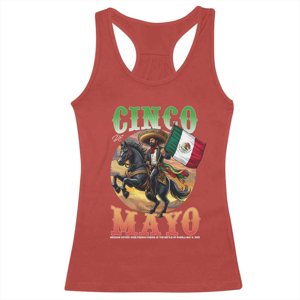 Cinco De Mayo Battle Of Puebla Racerback Tank Top Mexican Victory Heritage Pride