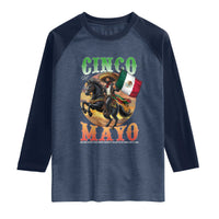 Cinco De Mayo Battle Of Puebla Raglan Shirt Mexican Victory Heritage Pride