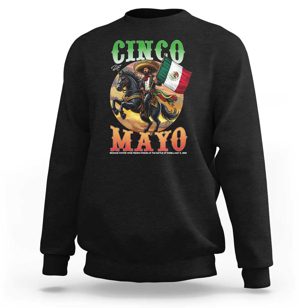 Cinco De Mayo Battle Of Puebla Sweatshirt Mexican Victory Heritage Pride