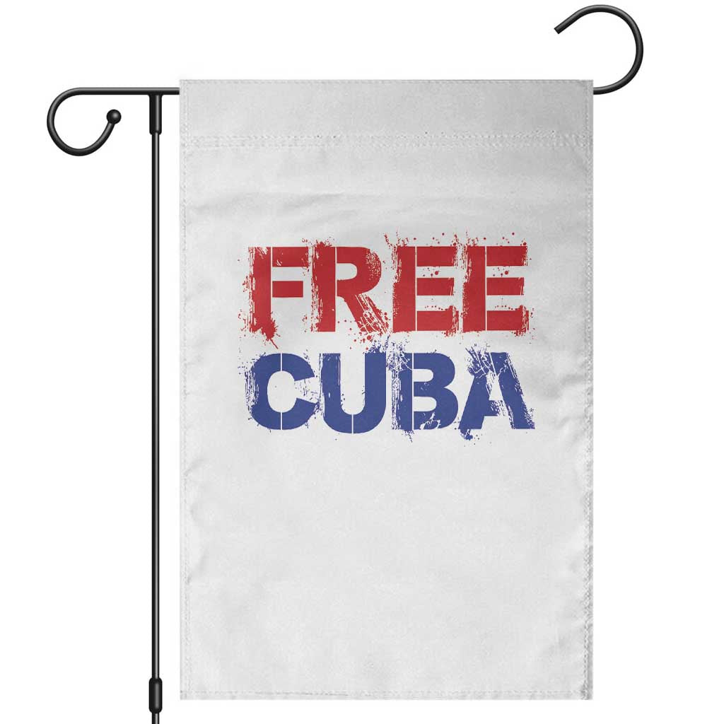 Free Cuba Garden Flag Stand With Cuban People Gift