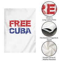 Free Cuba Garden Flag Stand With Cuban People Gift