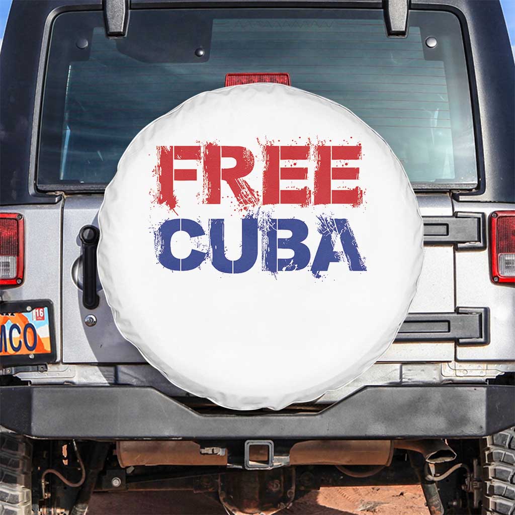 Free Cuba Spare Tire Cover Stand With Cuban People Gift