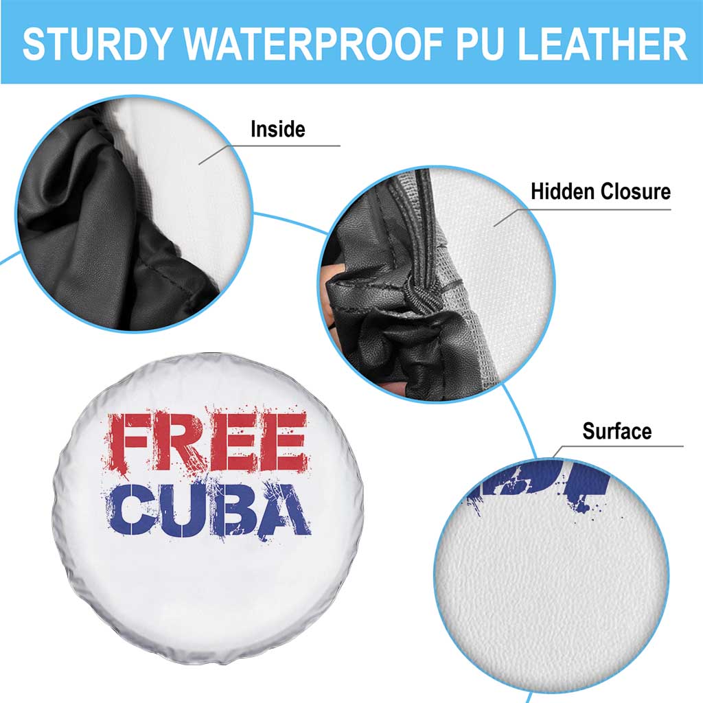 Free Cuba Spare Tire Cover Stand With Cuban People Gift
