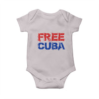 Free Cuba Baby Onesie Stand With Cuban People Gift