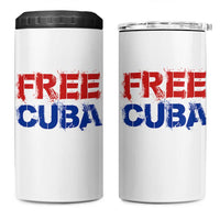 Free Cuba 4 in 1 Can Cooler Tumbler Stand With Cuban People Gift