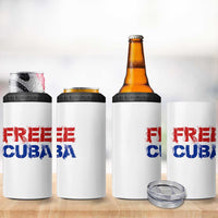 Free Cuba 4 in 1 Can Cooler Tumbler Stand With Cuban People Gift