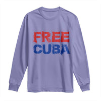 Free Cuba Long Sleeve Shirt Stand With Cuban People Gift