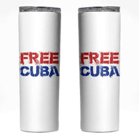 Free Cuba Skinny Tumbler Stand With Cuban People Gift