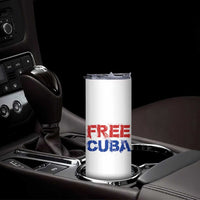 Free Cuba Skinny Tumbler Stand With Cuban People Gift