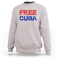 Free Cuba Sweatshirt Stand With Cuban People Gift