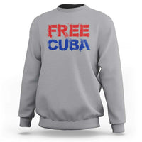 Free Cuba Sweatshirt Stand With Cuban People Gift