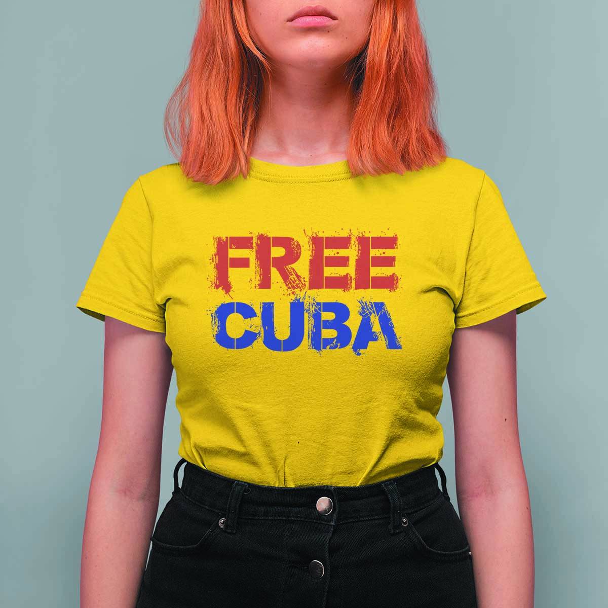 Free Cuba T Shirt For Women Stand With Cuban People Gift