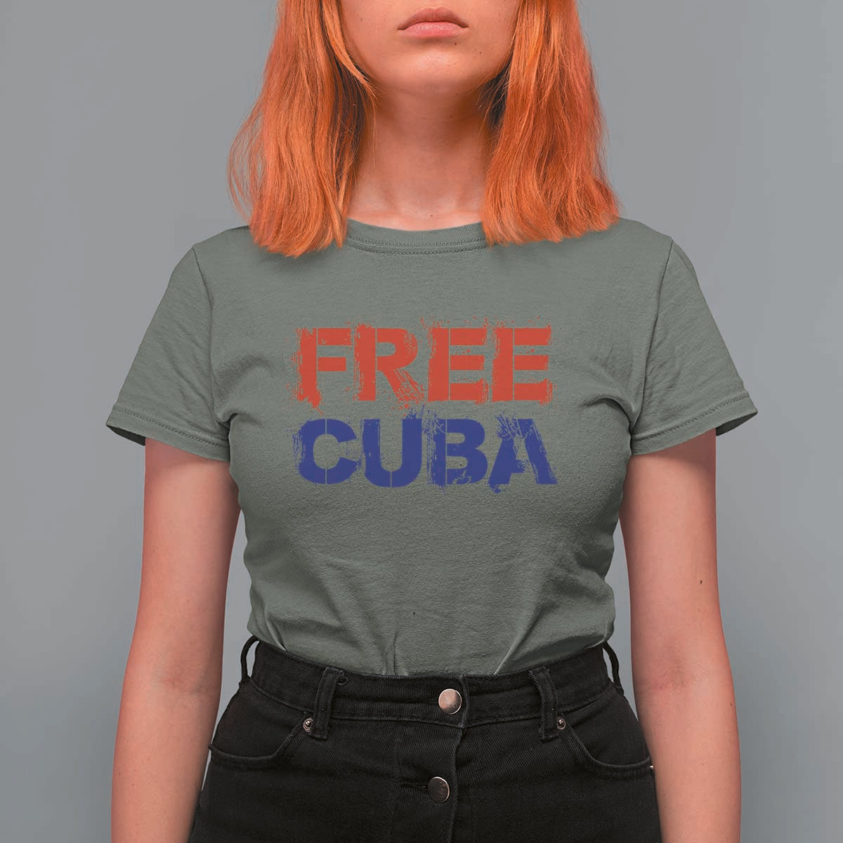 Free Cuba T Shirt For Women Stand With Cuban People Gift