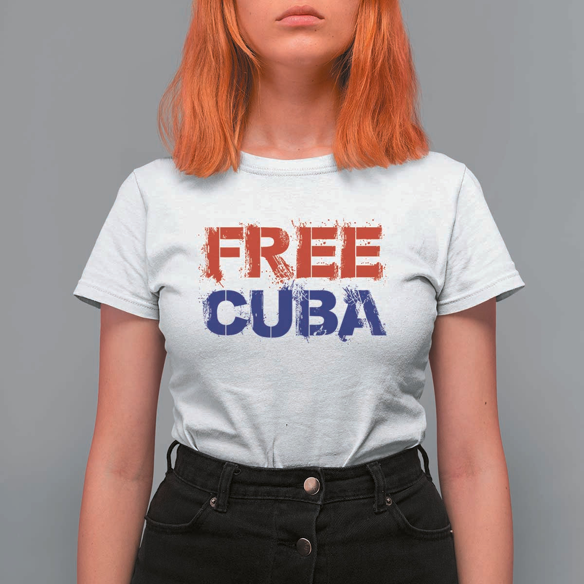 Free Cuba T Shirt For Women Stand With Cuban People Gift
