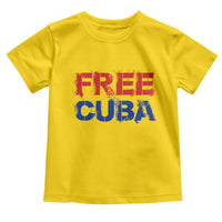 Free Cuba Toddler T Shirt Stand With Cuban People Gift