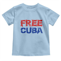 Free Cuba Toddler T Shirt Stand With Cuban People Gift