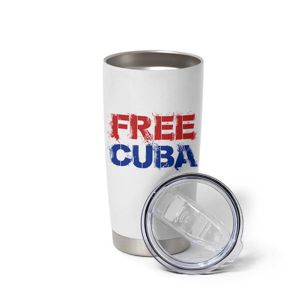 Free Cuba Tumbler Cup Stand With Cuban People Gift