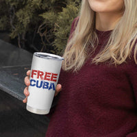 Free Cuba Tumbler Cup Stand With Cuban People Gift
