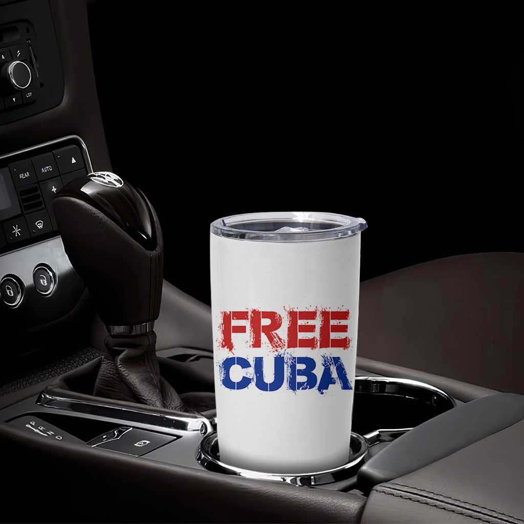 Free Cuba Tumbler Cup Stand With Cuban People Gift