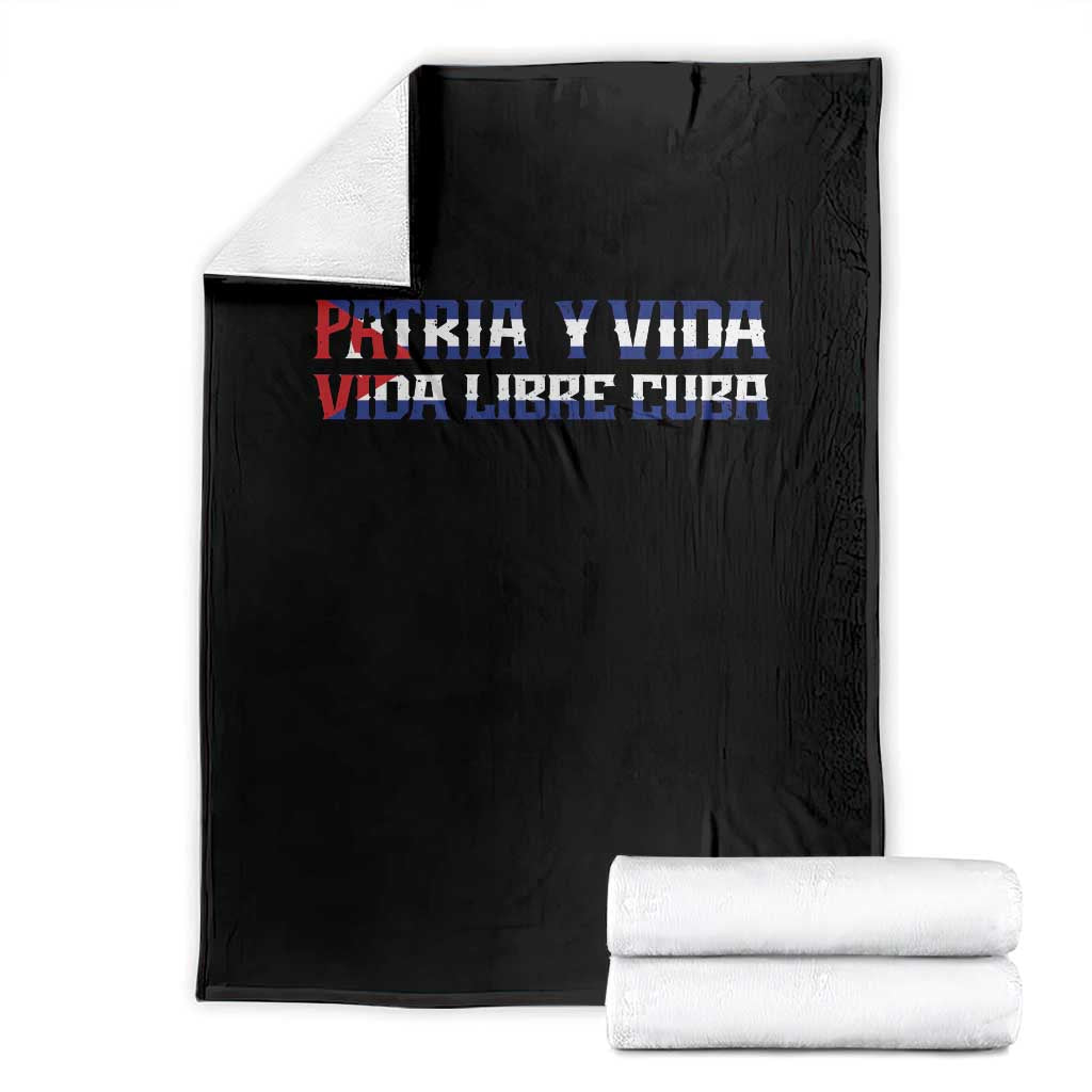 Viva Cuba Libre Throw Blanket Cuban Freedom Movement
