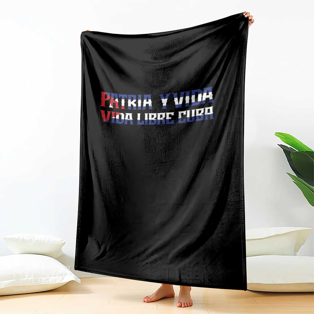 Viva Cuba Libre Throw Blanket Cuban Freedom Movement