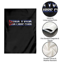 Viva Cuba Libre Garden Flag Cuban Freedom Movement
